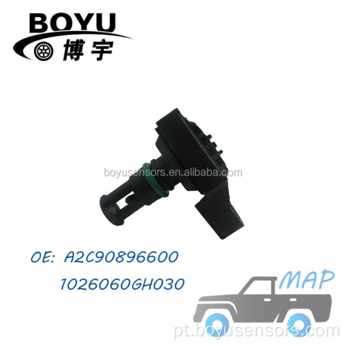 SENSOR DE PRESSÃO DO MAPA OEM A2C90896600 1026060GH030